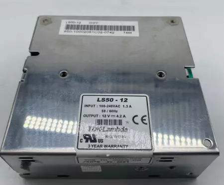 TDK-Lambda LS50-12 Power Converter, 100-240VAC to 12VDC 