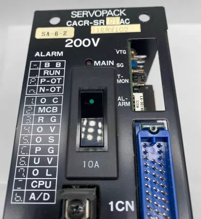 Yaskawa CACR-SR01AC1ERY102 ServoPack Drive Controller, 0.1kW 