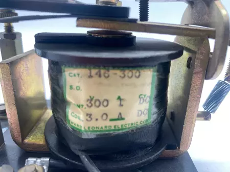 Ward Leonard Electric 146-300 Relay, 300VDC 1.0Amp, 3.0Amp Coil 