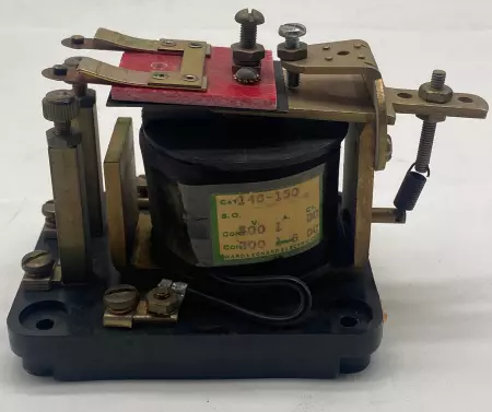 Ward Leonard Electric 146-150 Relay 300VDC 1Amp, 1.5Amp Coil 