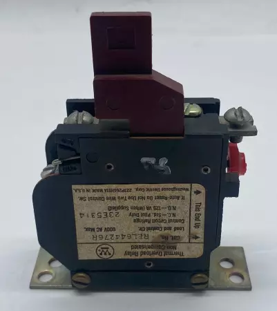 Westinghouse REL-64427-6R Thermal Overload Relay 600VAC 125VA 