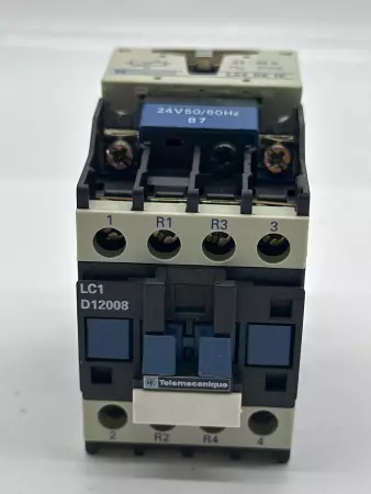 Telemecanique LC1D12008S94 Contactor 480V 25Amp 2.7-505kW 