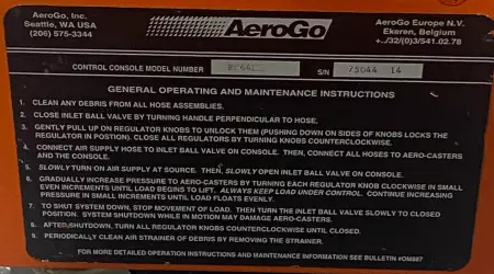 AeroGo COMPLETE KIT Air Caster Rigging and Load Module System 