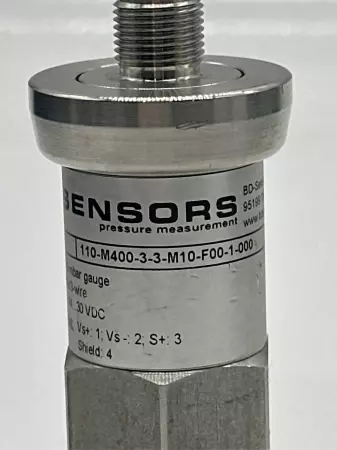 BD Sensors 110-M400-3-3-M10-F00-1-000 Pressure Transmitter -400/0mBar 