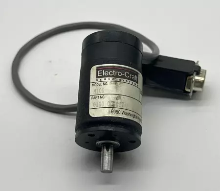 Electro-Craft M100 Servo Motor, Tach Generator PN 0100-00017 