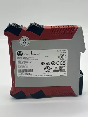 Allen-Bradley 440R-S13R2 S.A Single Input Safety Relay, 24VDC, 250VAC/24VDC 2A 