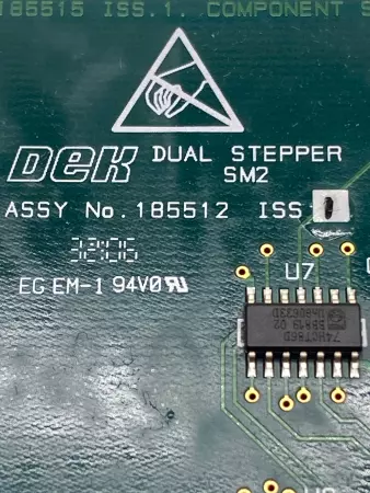 Dek 185512 Dual Stepper SM2 Driver Board 