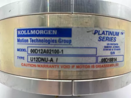 Kollmorgen 00D12A02100-1 Platinum™ DC Servo Motor 