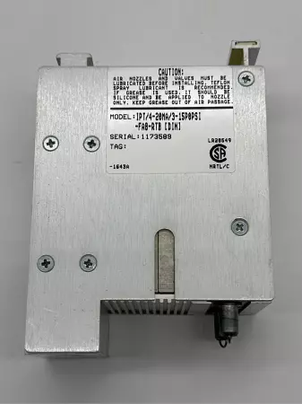 Moore Ind. IPT/4-20MA/3-15P0PSI-FA8-RTB IPT Current/Pressure Transmitter 