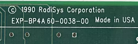 RadiSys Corp. EXP-BP4A60-0038-00 Backplane Board 