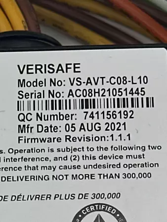 Panduit VS-AVT-C08-L10 Verisafe® Absence of Voltage Tester Device 