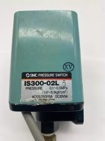 SMC IS3OO-O2L Pressure Switch, 125-250VAC 15Amp /30VDC 5A 