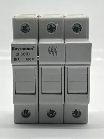 Bussmann CHCC3D 3-Pole Fuse Holder, 30A 600V 