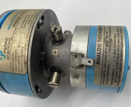 Pacific Scientific 33VM62-020-20 Servo Disc Motor / Analog Tachometer 