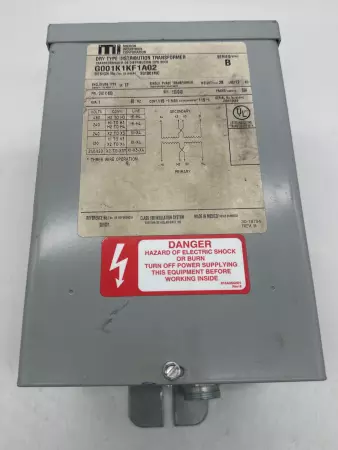 Micron Industries G001K1KF1A02 Single Phase Transformer 1kVA 