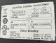 Allen-Bradley 1497-H-BASX-0-N SER.A Industrial Control Transformer, 0.75kVA 