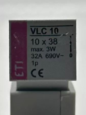 ETI VLC 10 Single-Pole Fuse Holder, 690VAC/DC 10Amp 