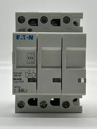 Eaton Z-SHL/3 Cylindrical Fuse Switch 3-Pole 10x38mm 