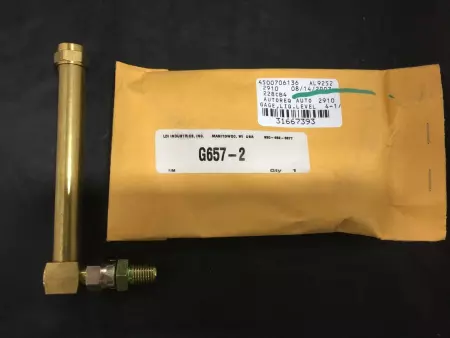 LDI INDUSTRY G657-2 VENTED OIL GAGE COUPLER 17.53MM SQUARE BASE 