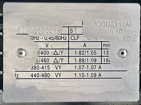 Bonfiglioli C112/P Gearmotor & Gearbox, Ratio 4.9:1 