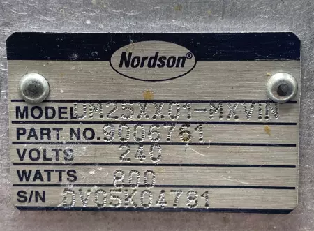 Nordson 9006761 Hot Melt Applicator Head UM25XX01-MXVIN 