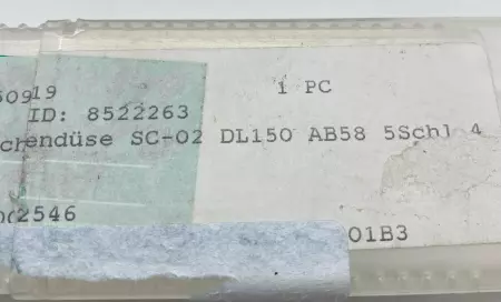Nordson 7108677 Hot Melt Coating Nozzle L44C02 DL150 