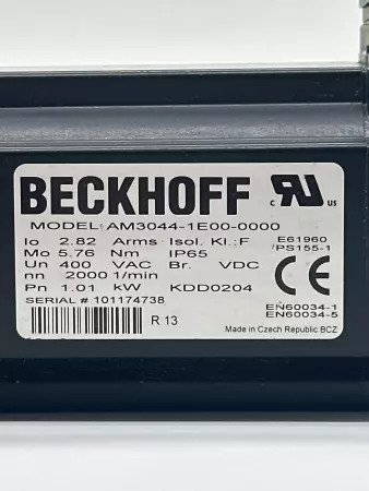 Beckhoff AM3044-1E00-0000 Servomotor 1.01kW 