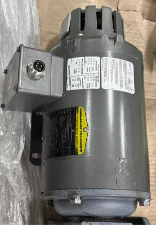 Baldor Reliance IDNM3538 AC Motor 0.5HP W/Speed Reducer Ratio 60:1 