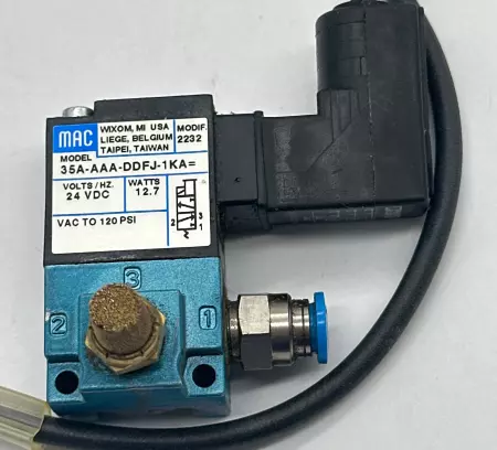 MAC 35A-AAA-DDFJ-1KA Solenoid Valve 24VDC 12.7W 