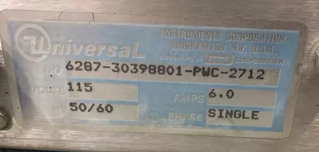 Universal Instruments 6241 AXIAL VCD Inserter Power Supply 