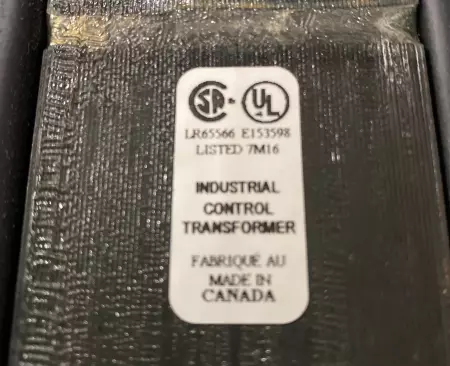 Transfab DC1000UH Industrial Control Transformer, 1000VA PRI 480V SEC 240/120V 