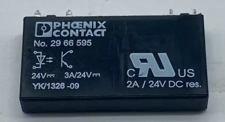 Phoenix Contact 2966595 Mini Solid State Relay, 24VDC 2A 
