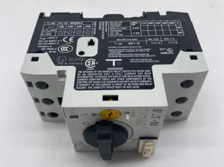 Eaton PKZM0-0.25-T Motor Starter/Circuit Breaker 600VAC 0.16-0.25Amp 