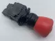 Allen-Bradley 800F-N3R Red Illuminated E-Stop Push/Pull Button W/Contact Block 