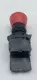 Allen-Bradley 800F-N3R Red Illuminated E-Stop Push/Pull Button W/Contact Block 