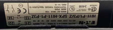 Eaton P1-25 SPI-025 Manual Motor Controller, 600VAC 23Amp 