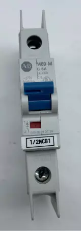 Allen-Bradley 1489-M1C060 SER.D 1-Pole Circuit Breaker, 480Y/277V 6Amp 