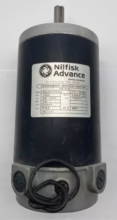 Nilfisk Advance 56407431 DC Permanent Magnet Motor, 0.75HP 