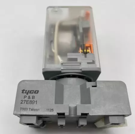 Dayton 5X827N Relay 120VAC 12Amp, W/27E891 Socket 