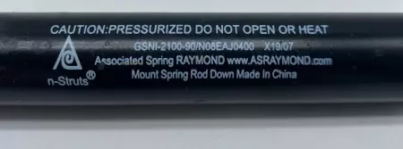 Raymond GSNI-2100-90/N08EAJ0400 n-Struts® Mount Spring Rod Down 