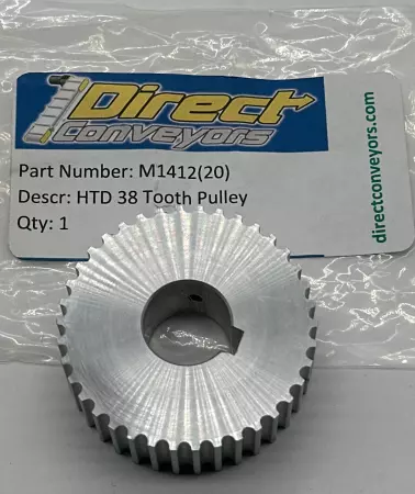 Direct Conveyors M1412(20) Conveyor HTD Pulley, 38-Tooth 6.5/8