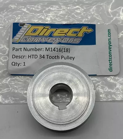 Direct Conveyors M1416(18) Conveyor HTD Pulley, 34-Tooth 