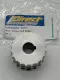 Direct Conveyors AT10-Z20-38 Double Wheel Timing Belt Pulley, 20-Tooth 