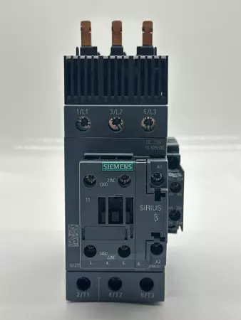 Siemens 3RT2036-1NB30 SIRIUS Contactor, 600VAC 60A W/Auxiliary Contact 