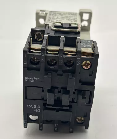 Sprecher+Schuh CA3-9-10 Contactor 120V Coil 600VAC 9A 