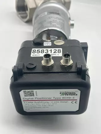 Schubert&Salzer 7020/8049-4 Valve 1.44, Actuator and Digital Positioner Assy 
