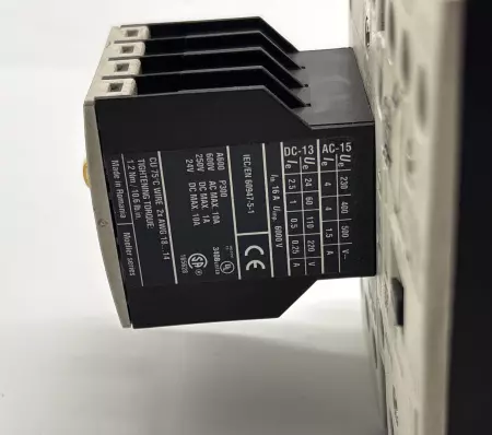 Eaton DILM25-10-XTCE Contactor Assy, 600VAC/250VDC 40A W/Aux. Contactor 