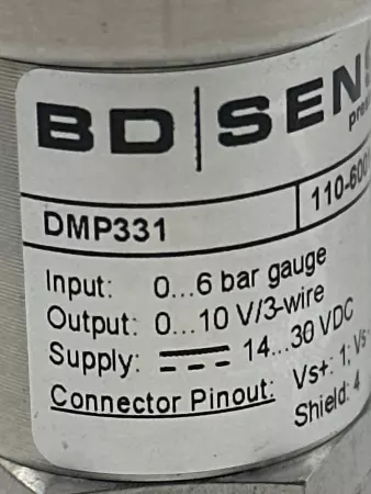 BD Sensors DMP331 Pressure Transmitter 