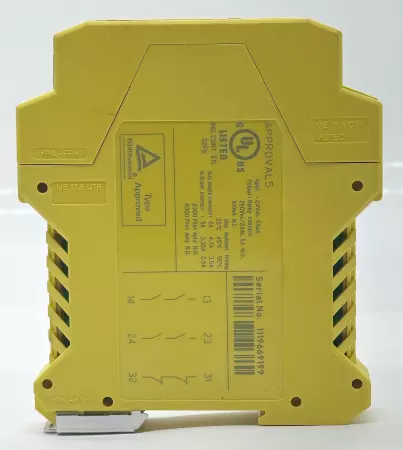 Phoenix Contact PSR-SCP-24DC/FSP Safety Relay, In 24VDC Out 250VAC 24VDC 5A 