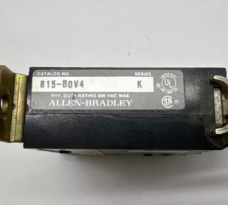 Allen-Bradley 815-B0V4 SER.K Overload Relay 600VAC 